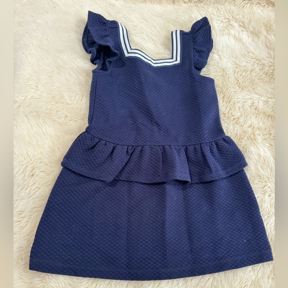 Janie and Jack dress navy blue